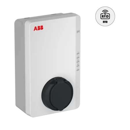 Socket ładowarki ABB z czytnikiem RFID bez kabla