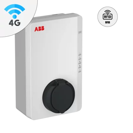 Bezkablowy Socket ABB z 4G i RFID dla ładowania EV